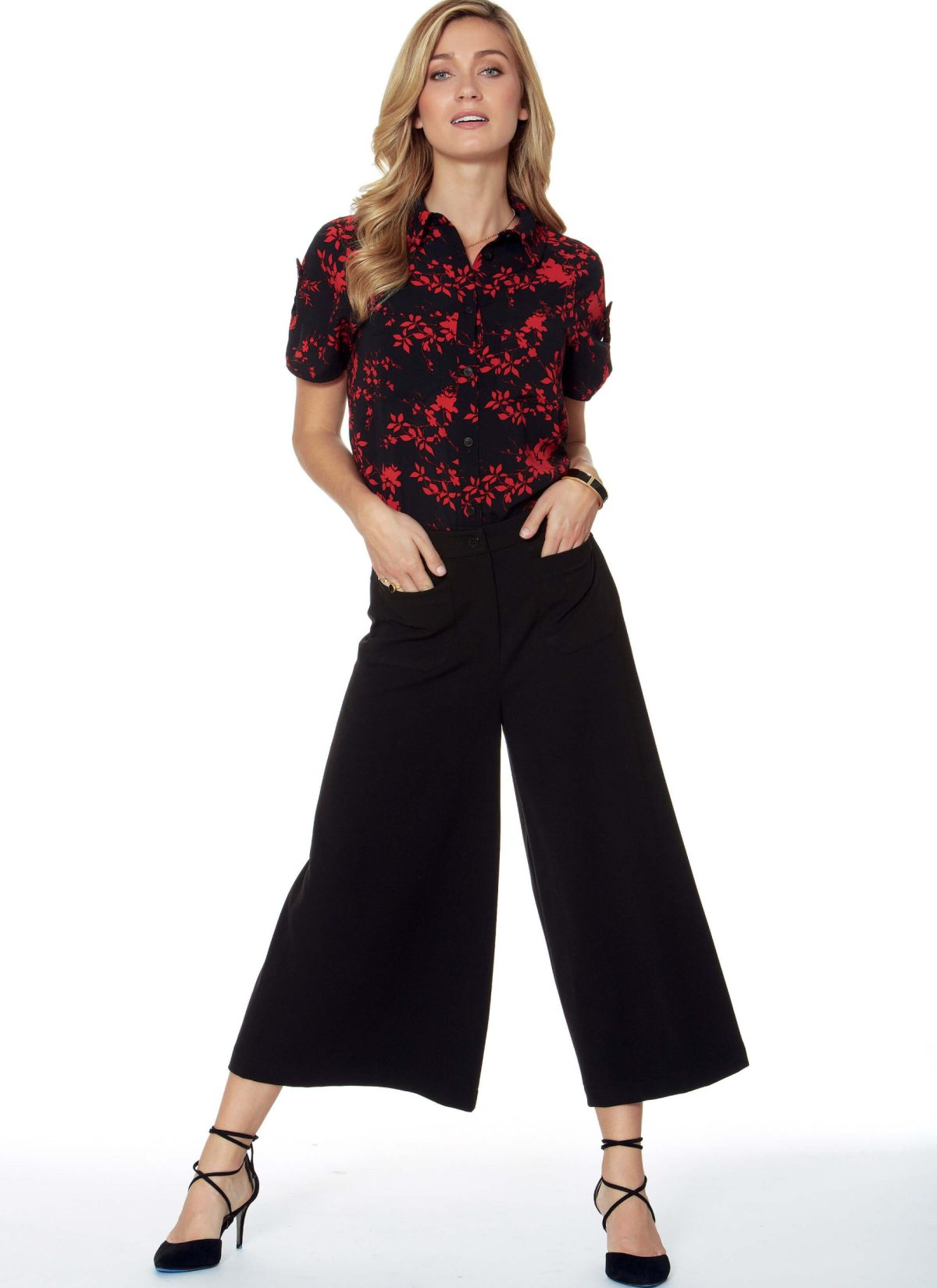 McCall's Sewing Pattern M7472 Misses' Raglan Sleeve, Button-Down Shirts and Tunics