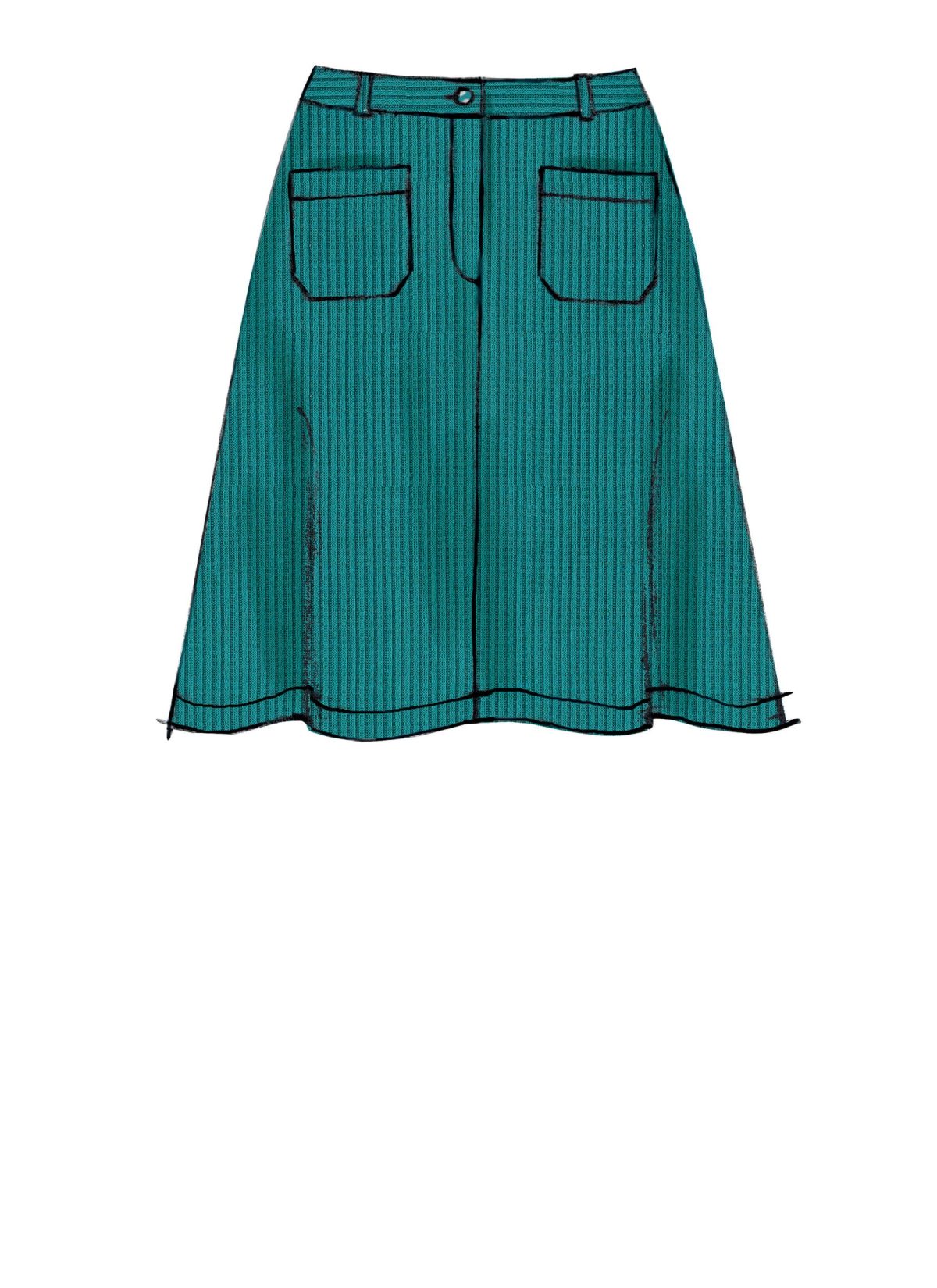 McCall's Sewing Pattern M7475 Misses' Flared Skirts, Shorts and Culottes