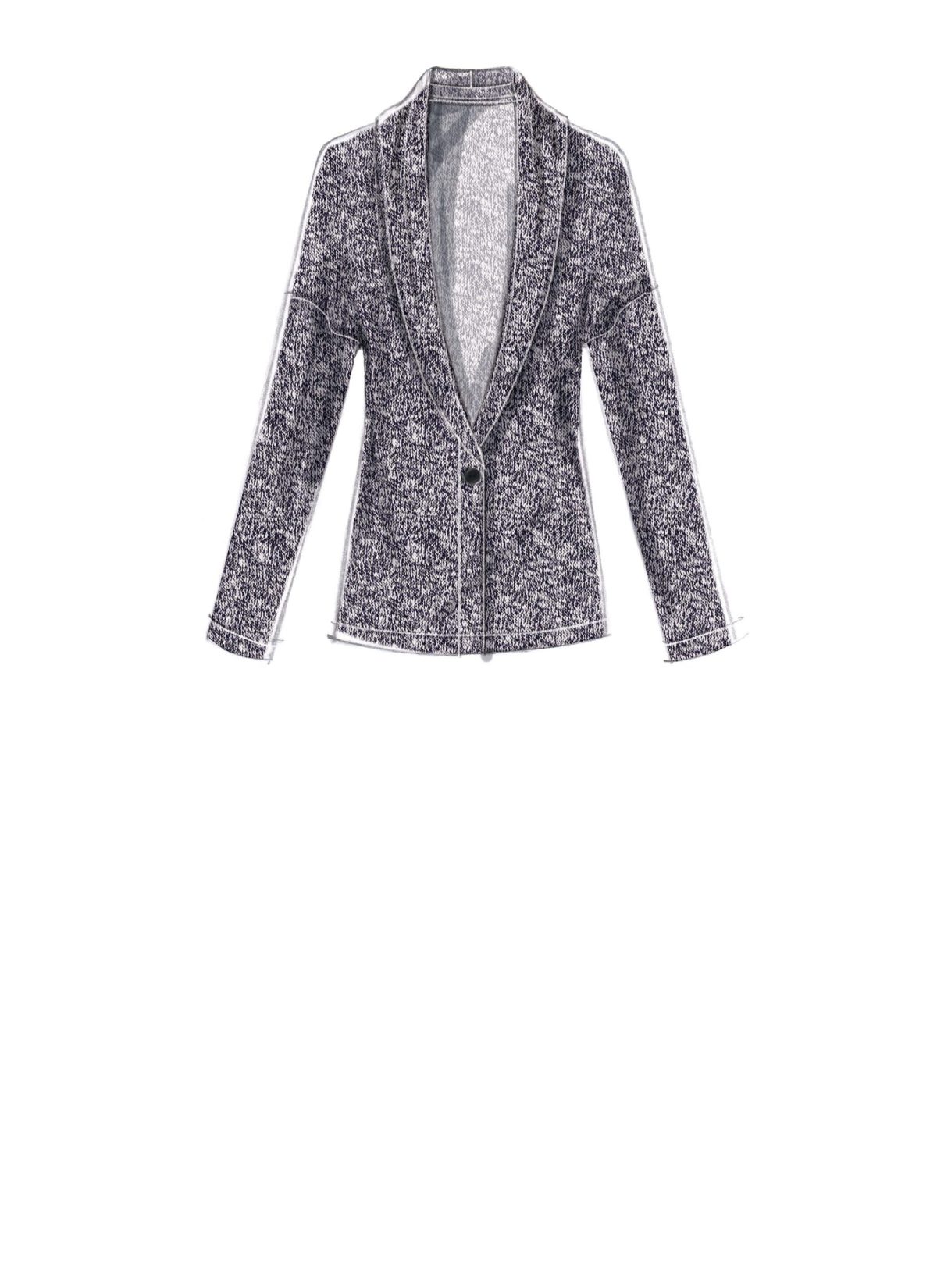 McCall's Sewing Pattern M7476 Misses' Drop-Shoulder Vest and Cardigans