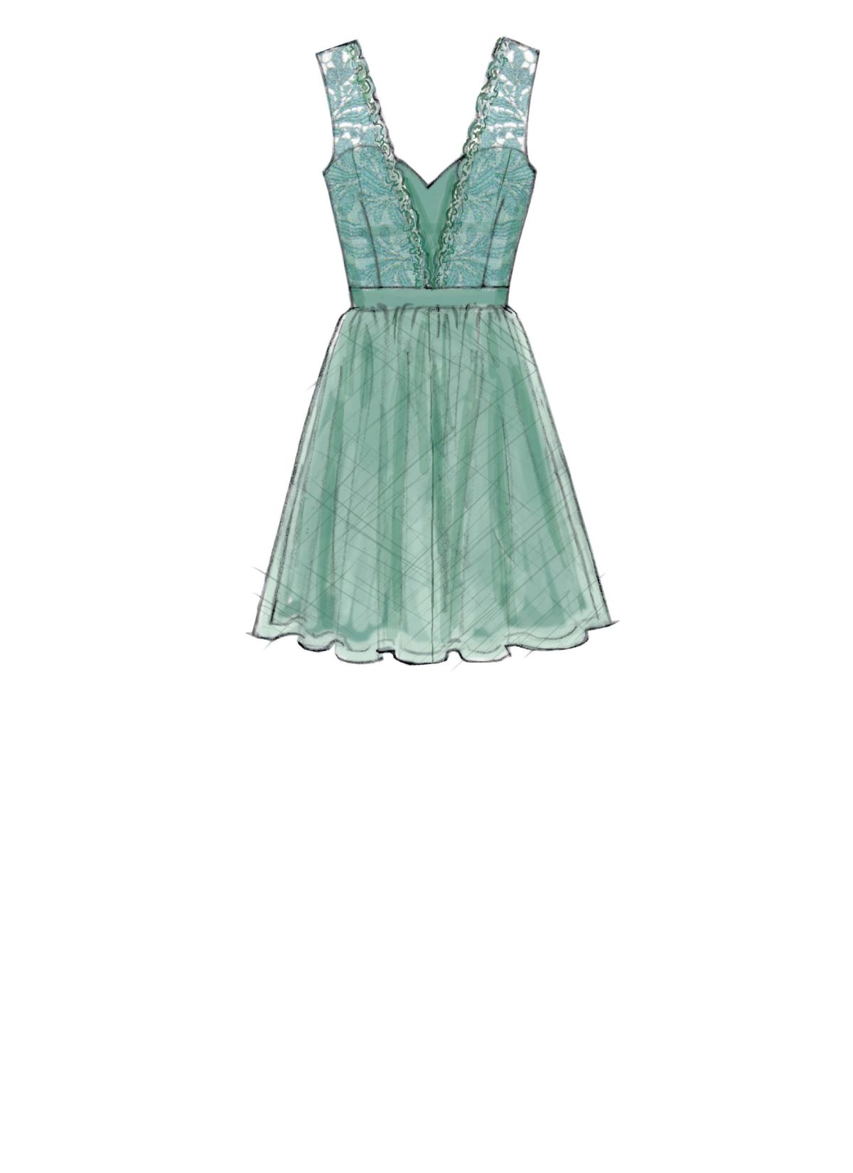 McCall's Sewing Pattern M7507 Misses' Mix-and-Match Sweetheart Dresses