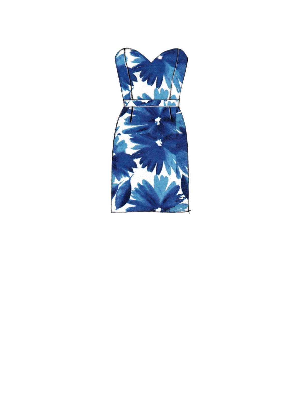 McCall's Sewing Pattern M7507 Misses' Mix-and-Match Sweetheart Dresses