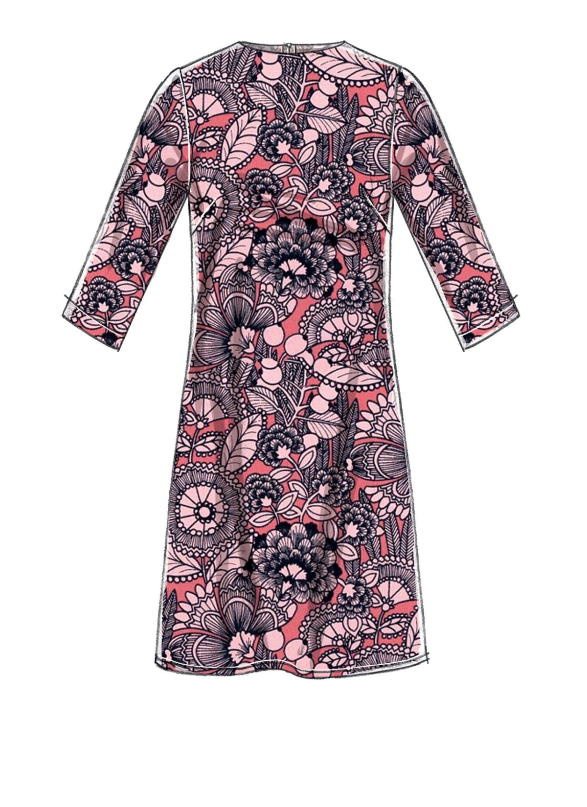 McCall's Sewing Pattern M7533 Misses'/Women's Fitted, Sheath Dresses