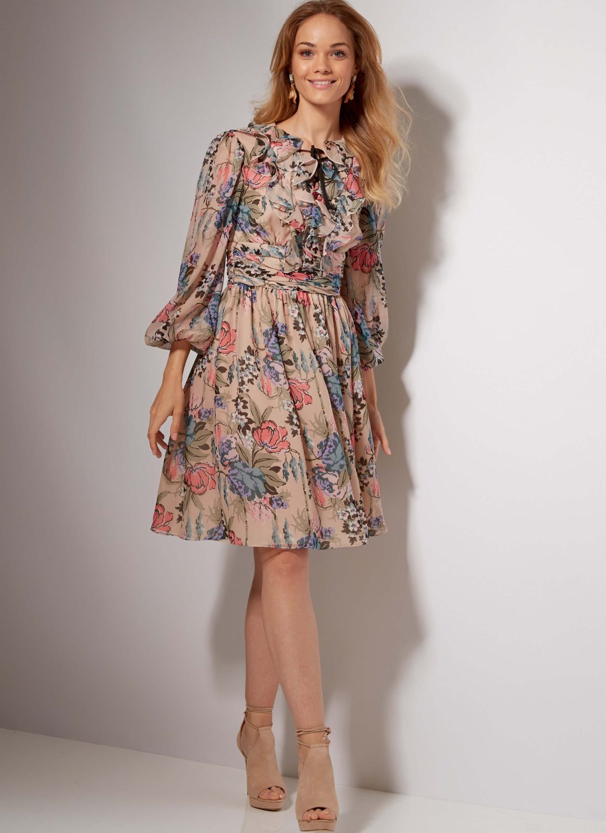 McCall's Sewing Pattern M7537 Misses' Banded, Gathered-Waist Dresses