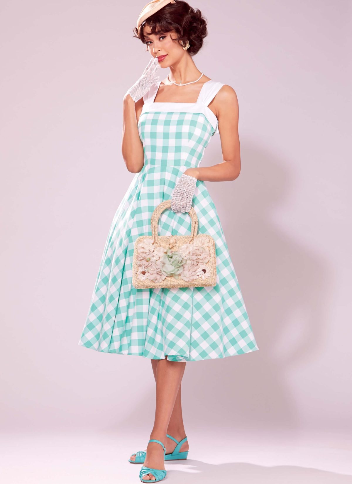 McCall's Sewing Pattern M7599 Misses' Lined Flared Dresses with Petticoat