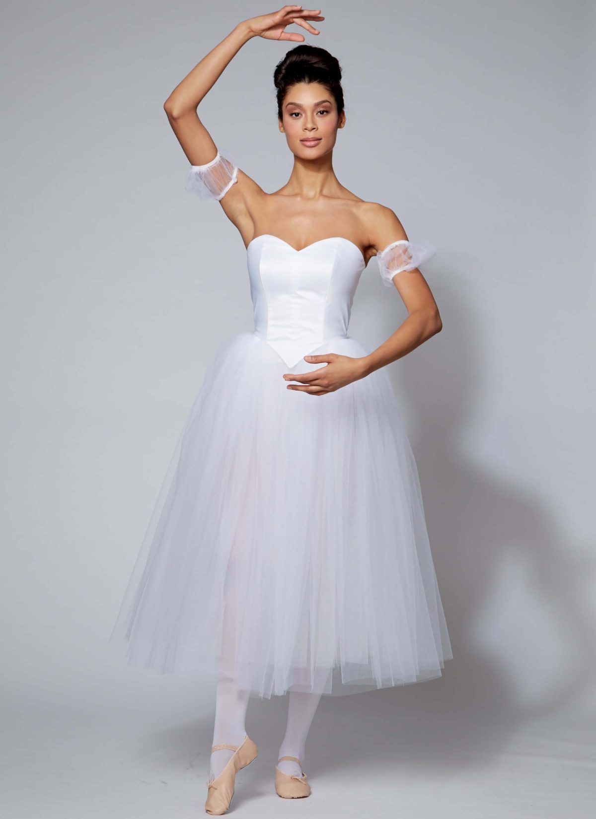 McCall's Sewing Pattern M7615 Misses' Ballet Costumes with Fitted, Boned Bodice and Skirt and Sleeve Variations