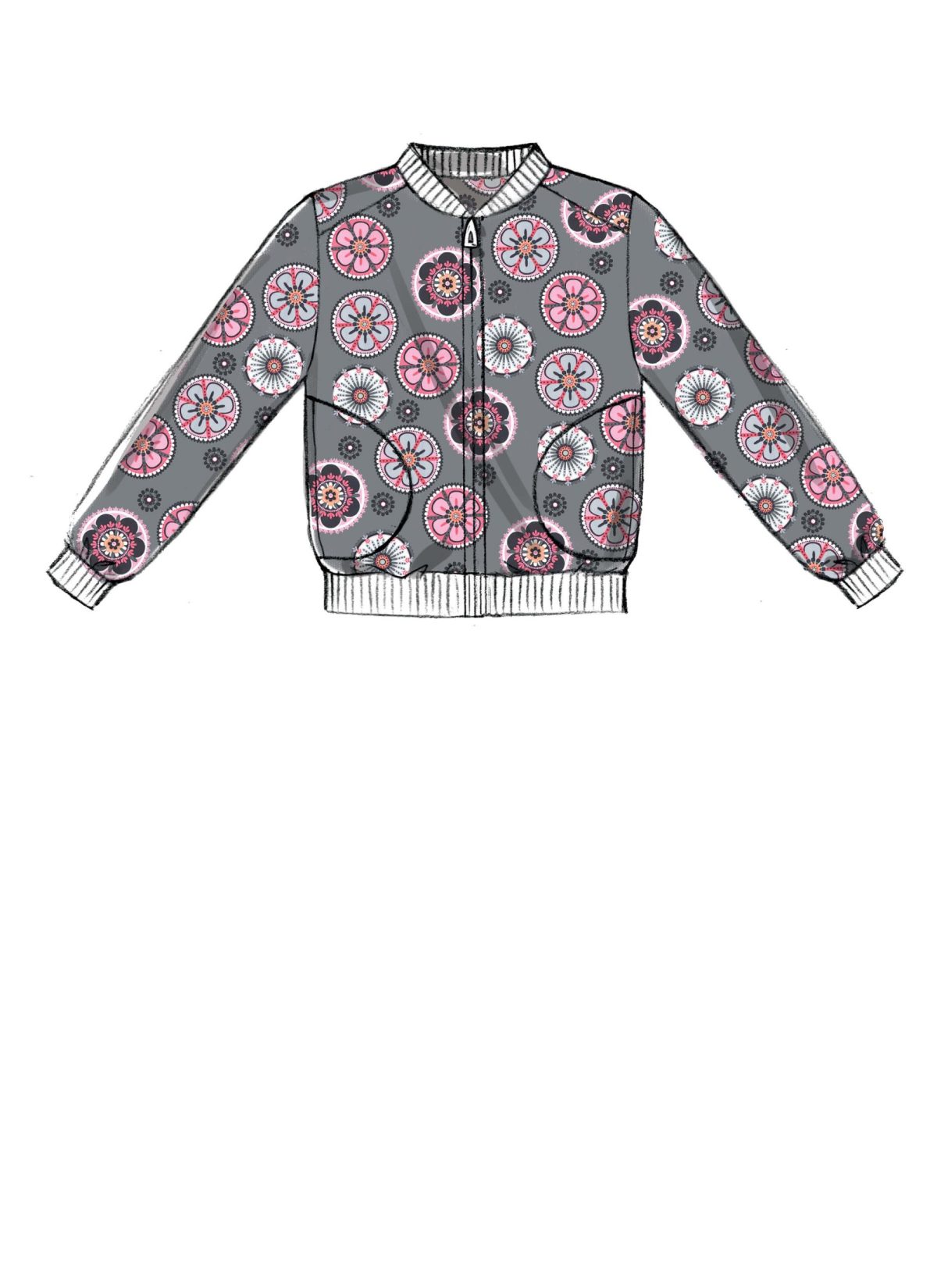 McCall's Sewing Pattern M7619 Children's/Girls'/Boys' Bomber Jackets