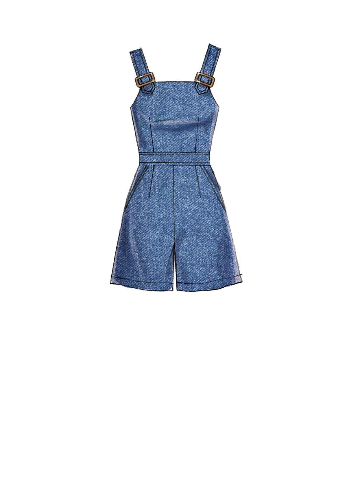 McCall's Sewing Pattern M7626 Misses' Dresses, Belt, Romper, and Jumpsuit with Pockets