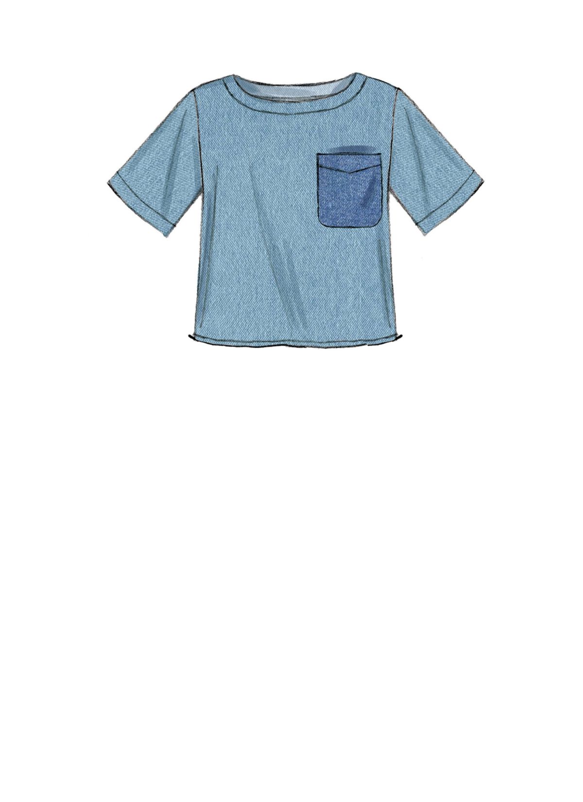 McCall's Sewing Pattern M7630 Misses' Tops with Sleeve and Hem Variations