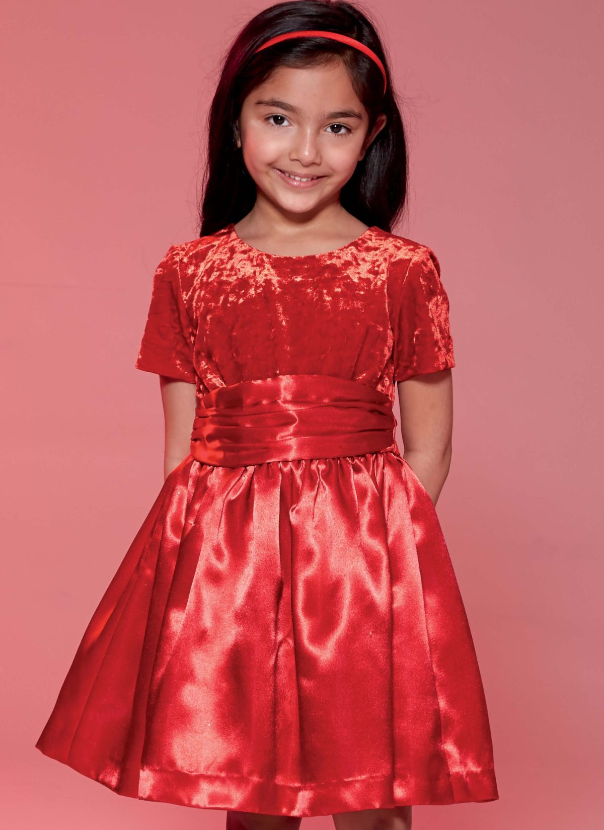 McCall's Sewing Pattern M7648 Childrens'/Girls' Gathered Dresses with Petticoat and Sash