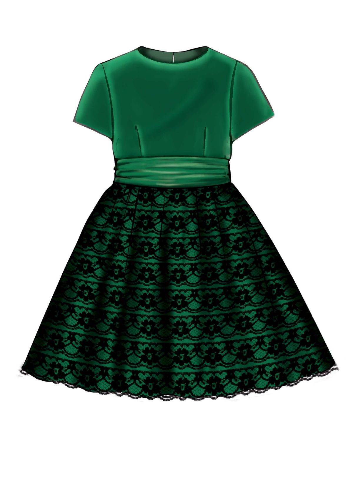 McCall's Sewing Pattern M7648 Childrens'/Girls' Gathered Dresses with Petticoat and Sash