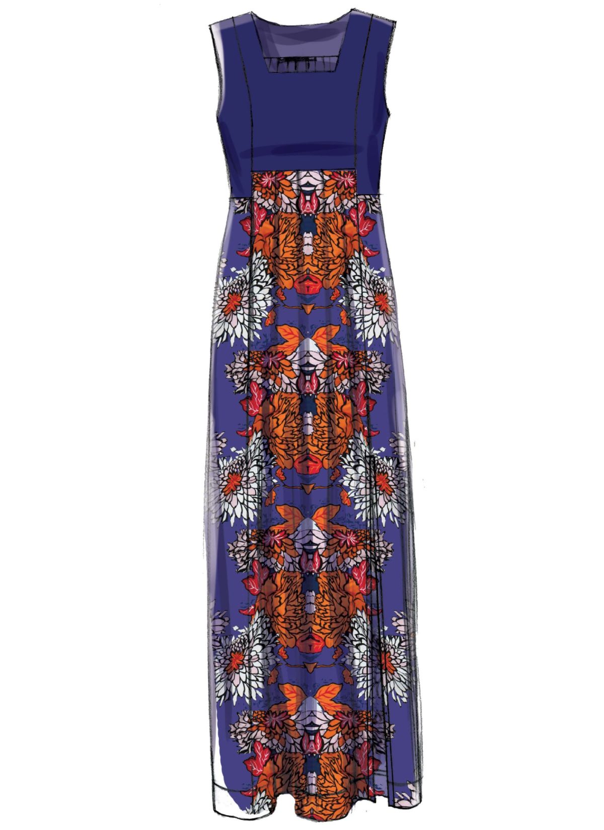 McCall's Sewing Pattern M7650 Misses' V-Neck or Square-Neck Top, Tunic, and Dresses