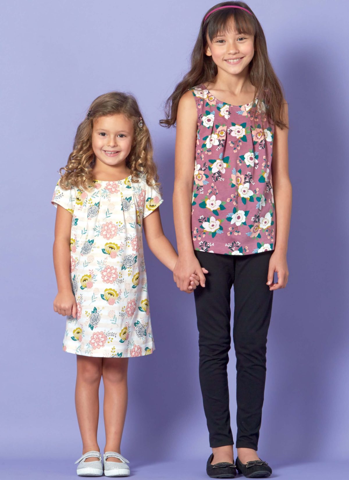 McCall's Sewing Pattern M7709 Children/Girls' Tops, Dresses and Leggings