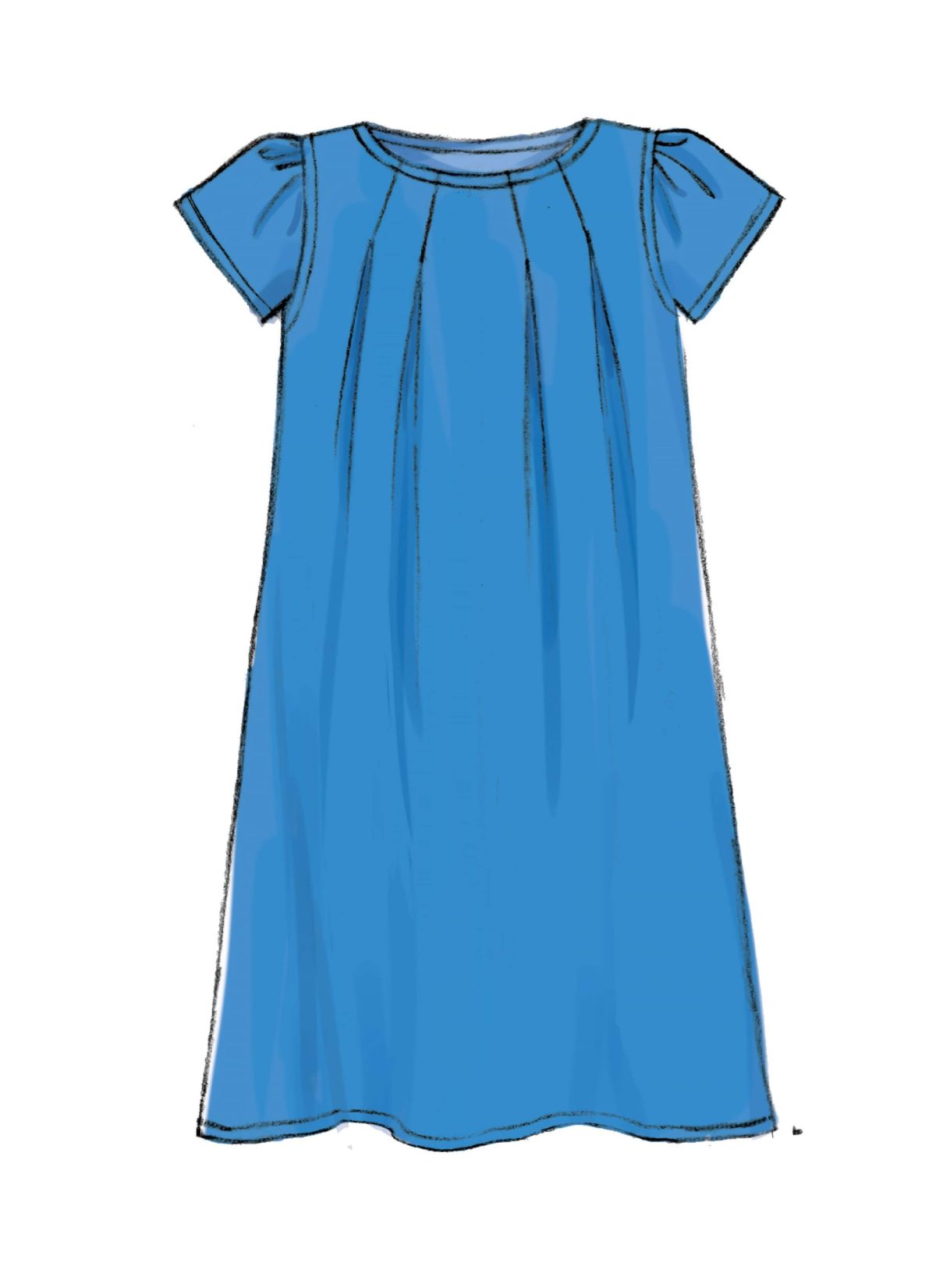 McCall's Sewing Pattern M7709 Children/Girls' Tops, Dresses and Leggings