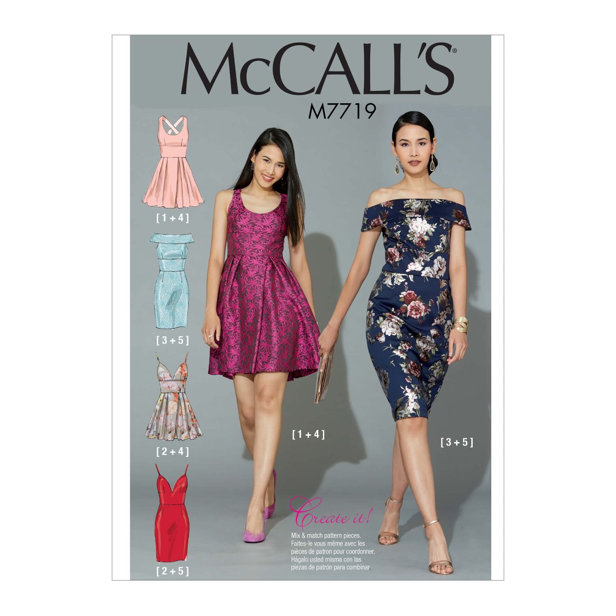 McCall's Sewing Pattern M7719 Misses' Dresses