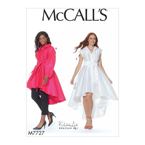 McCall's Sewing Pattern M7727 Misses'/Women's Dress, Tunic and Sash