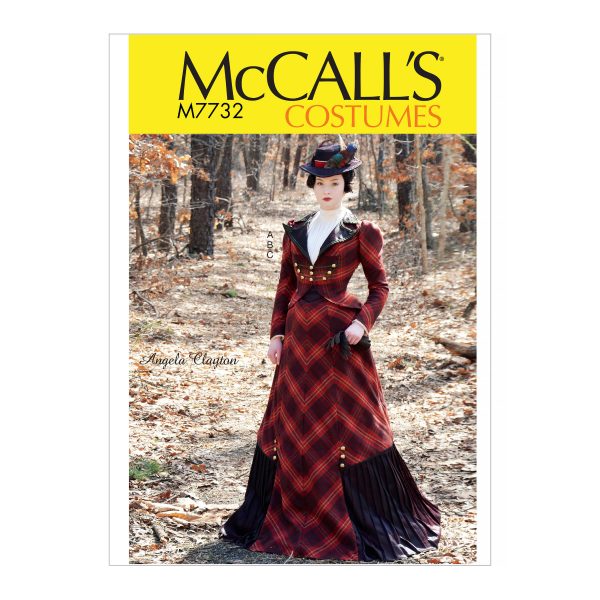 McCall's Sewing Pattern M7732 Misses' Costume by Angela Clayton