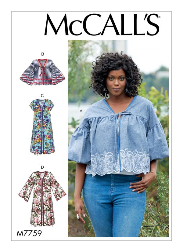 McCall's Sewing Pattern M7759 Misses' Jackets