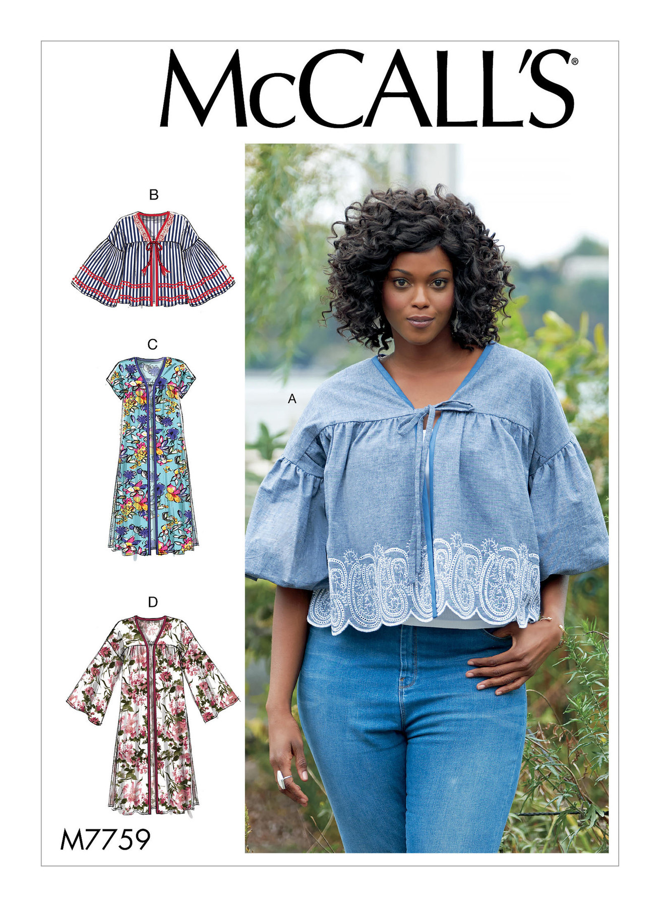 McCall’s Sewing Pattern M7759 Misses’ Jackets