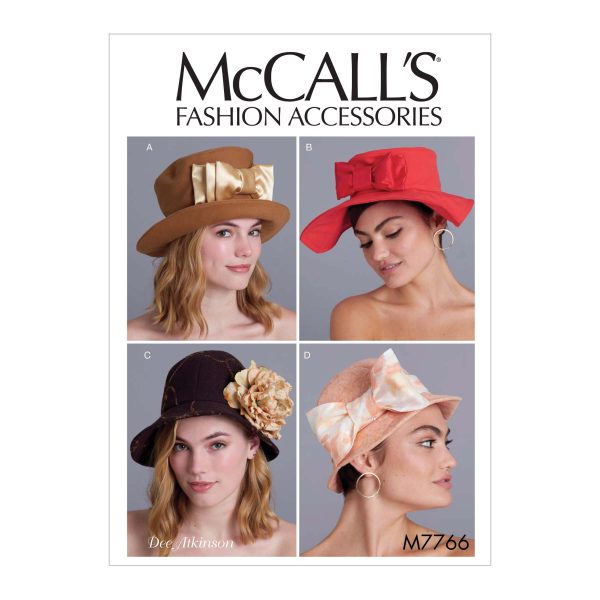 McCall's Sewing Pattern M7766 Misses' Hats