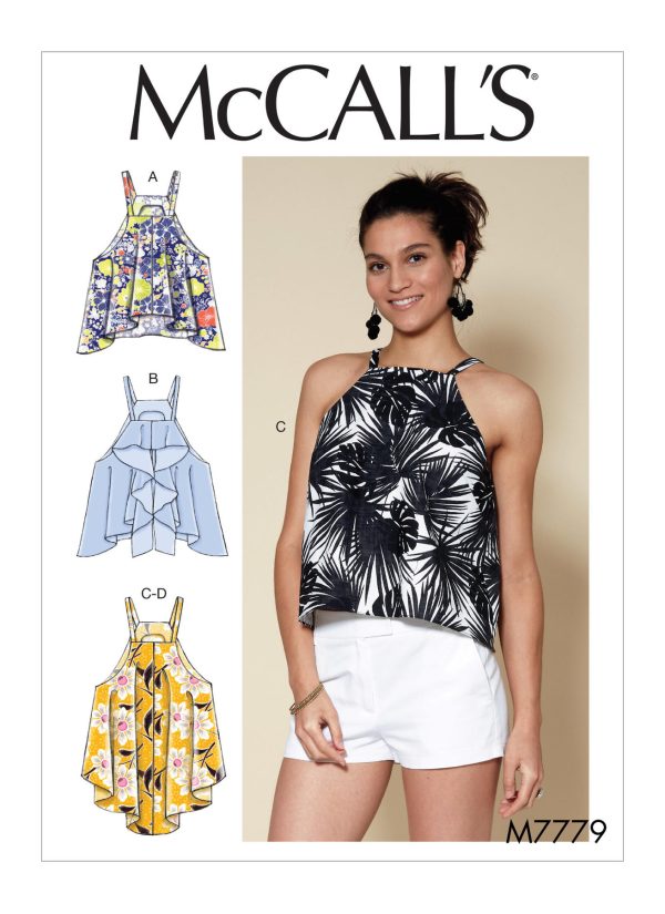 McCall's Sewing Pattern M7779 Misses' Tops