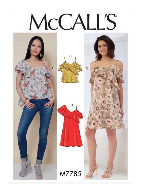 McCall's Sewing Pattern M7785 Misses' Tops and Dresses