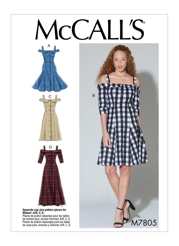 McCall's Sewing Pattern M7805 Misses' Dresses