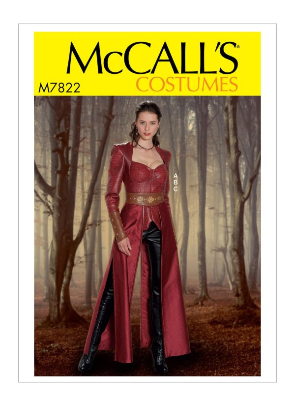 McCall's Sewing Pattern M7822 Misses' Costume