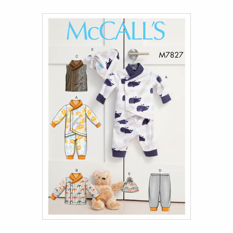 McCall's Sewing Pattern M7827 BABY Sportswear
