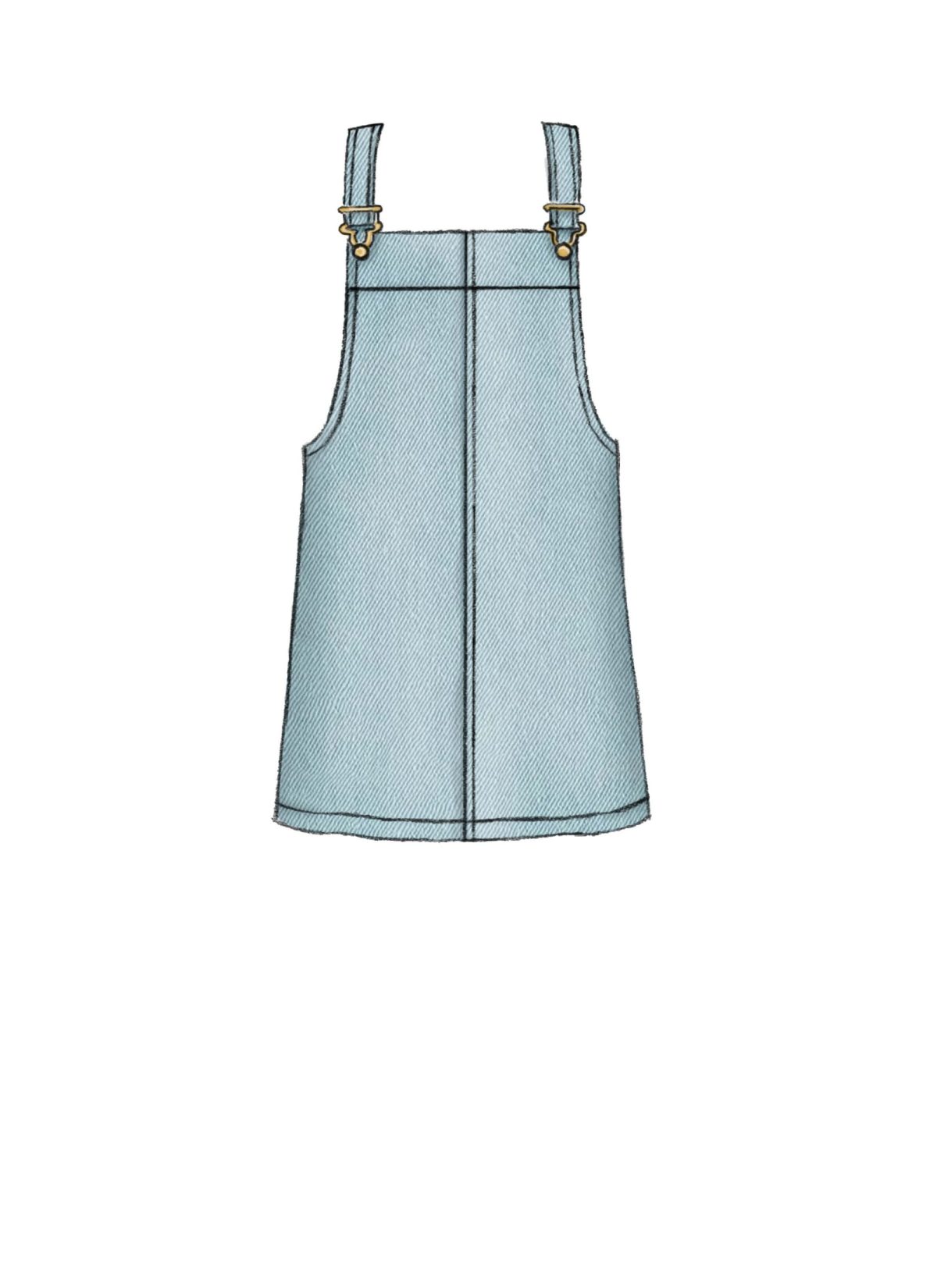 McCall's Sewing Pattern M7831 Misses' Pinafore Dresses