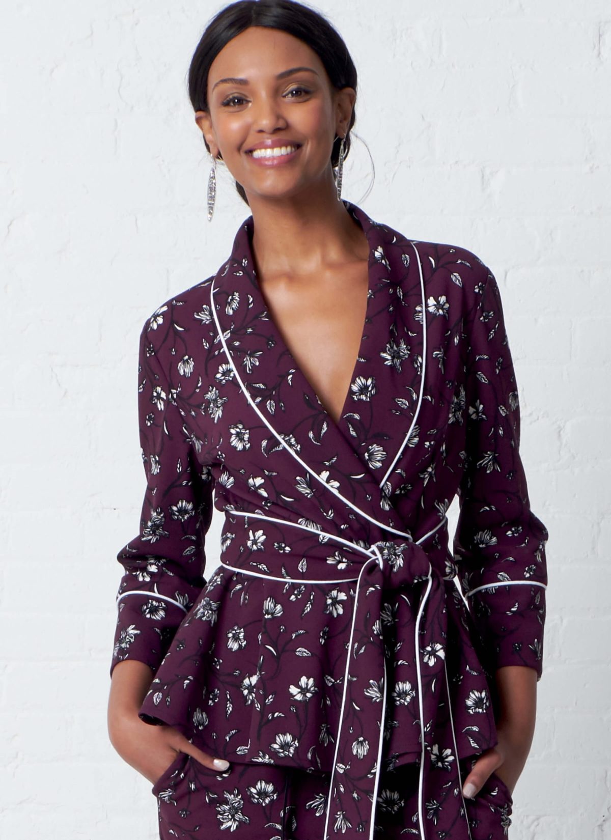 McCall's Sewing Pattern M7875 Misses' Jacket, Robe, Trousers and Belt