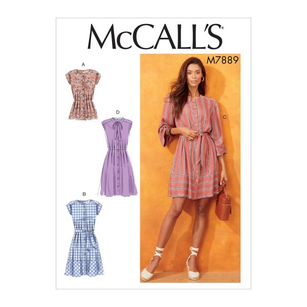 McCall's Sewing Pattern M7889 Misses' Tops and Dresses