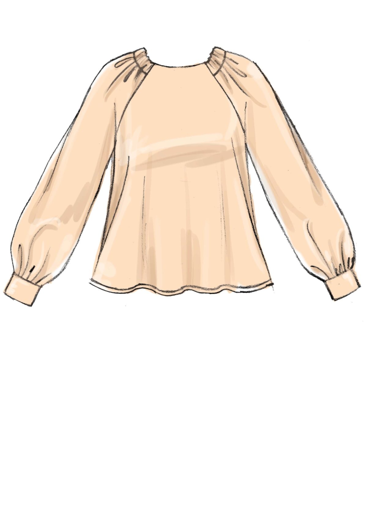 McCall's Sewing Pattern M7899 Misses' Tops