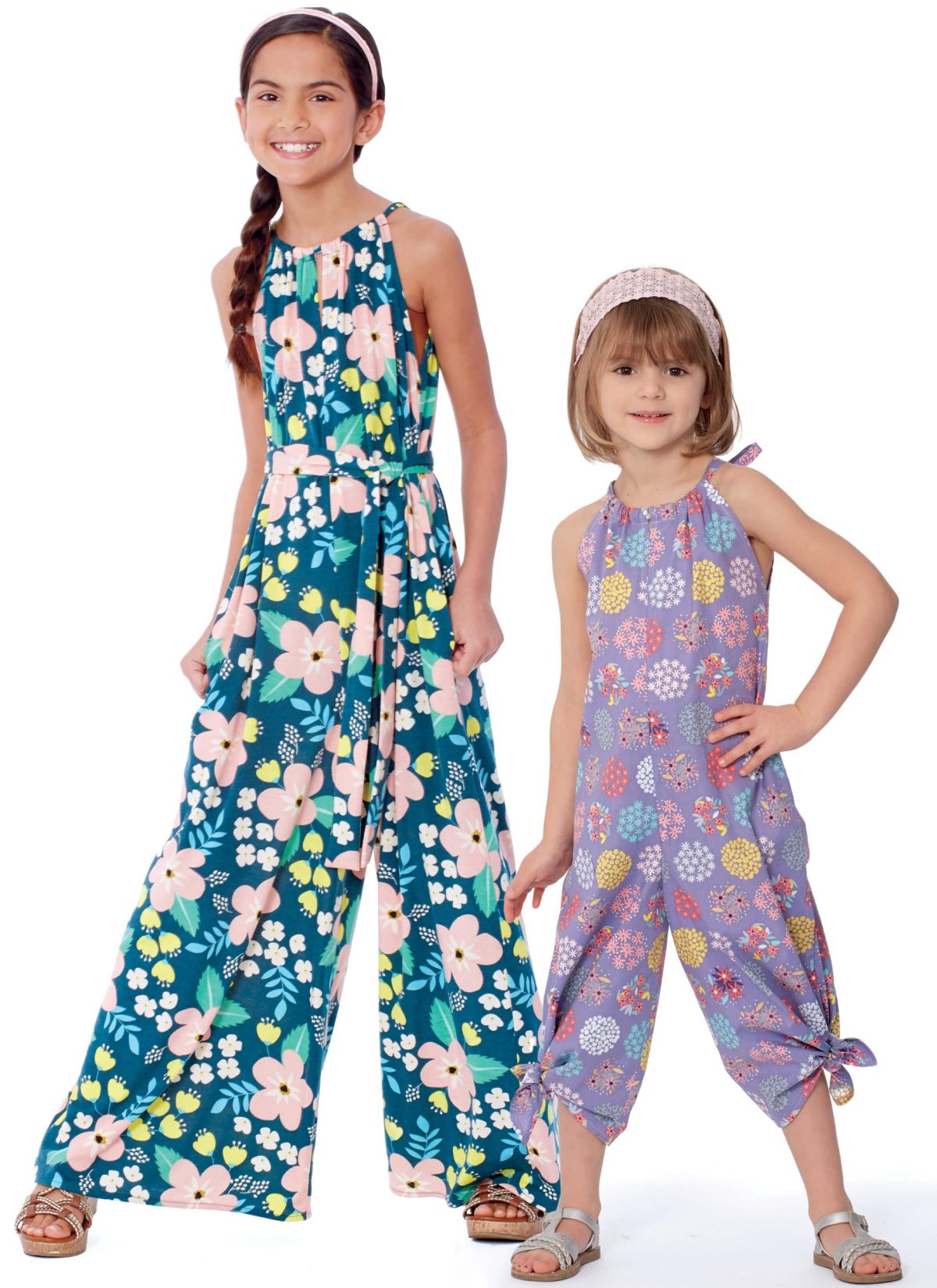 McCall's Sewing Pattern M7917 Children's and Girl's Romper, Jumpsuit and Belt