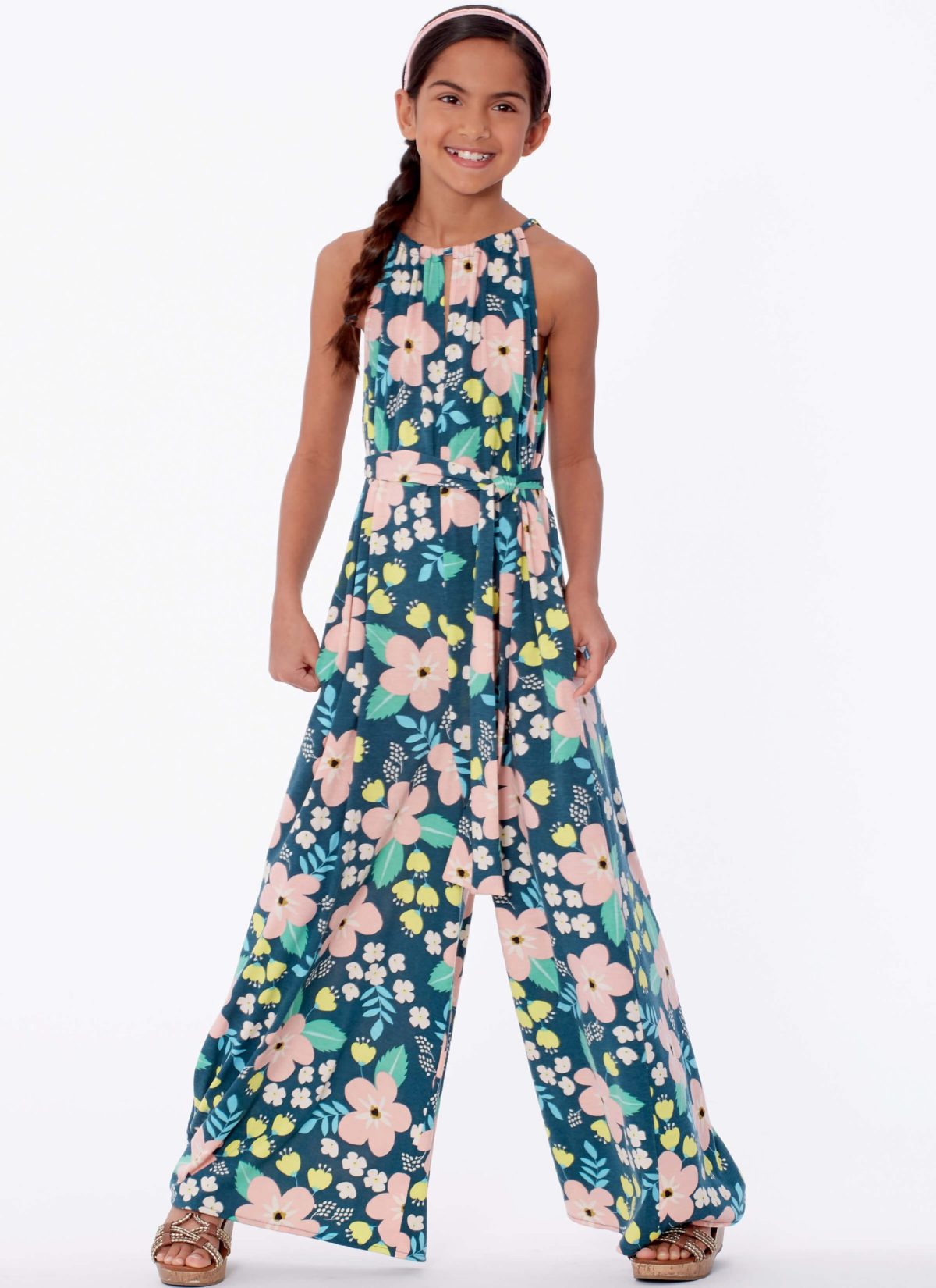 McCall's Sewing Pattern M7917 Children's and Girl's Romper, Jumpsuit and Belt