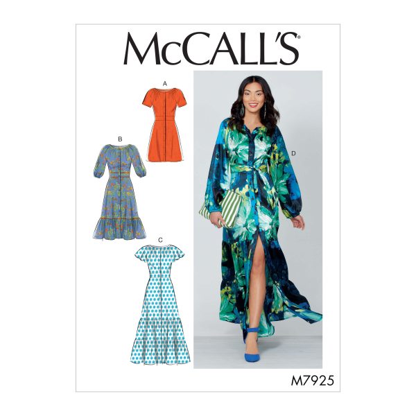 McCall's Sewing Pattern M7925 Misses' Dresses