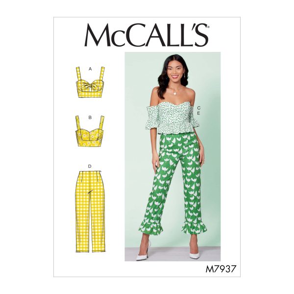 McCall's Sewing Pattern M7937 Misses' Tops and Pants