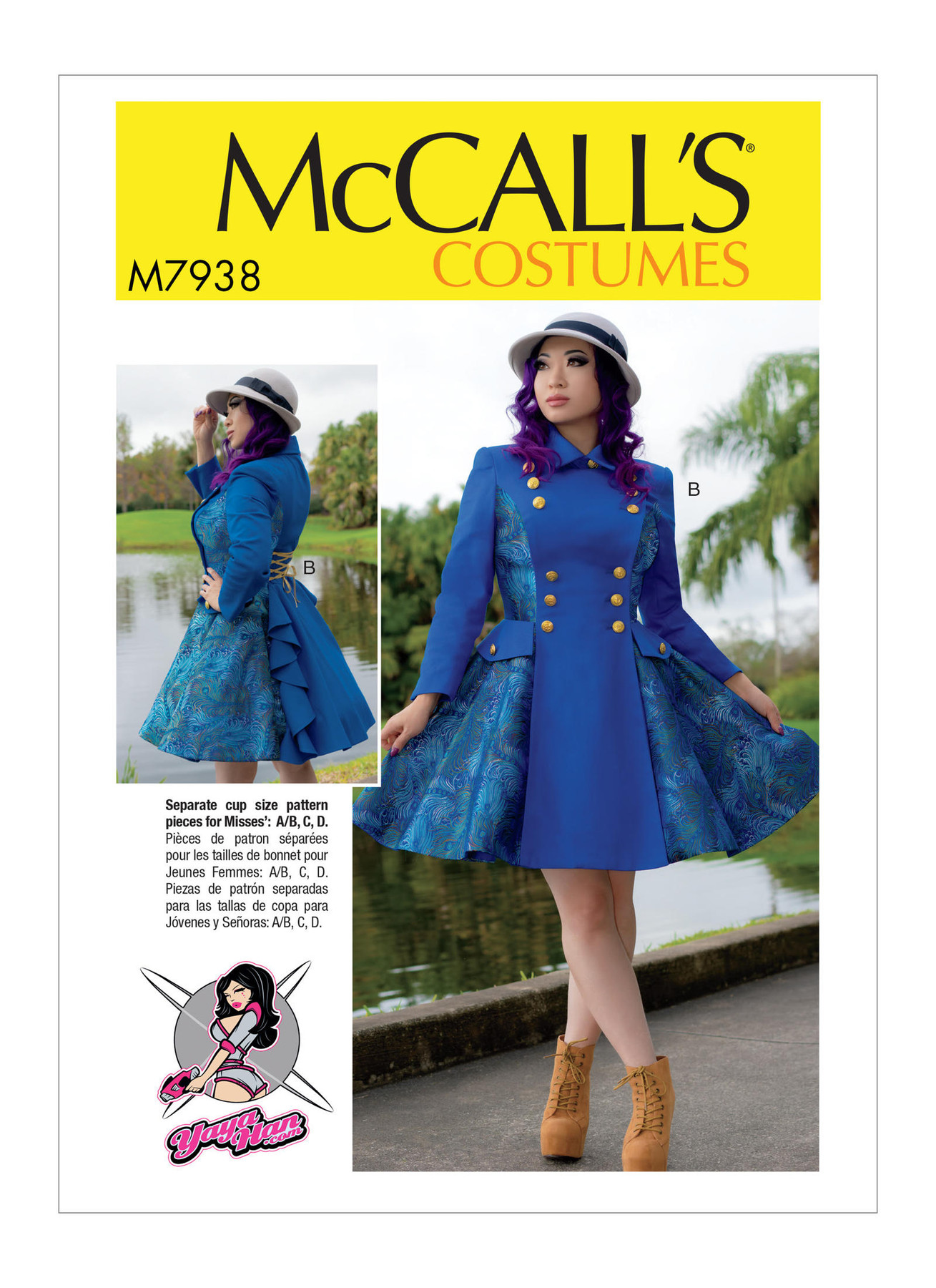 McCall’s Sewing Pattern M7938 Misses’ Costume