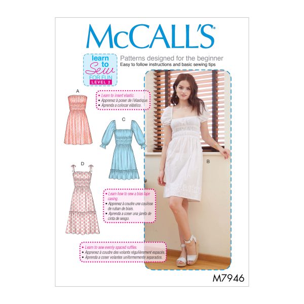 McCall's Sewing Pattern M7946 Misses' Dresses