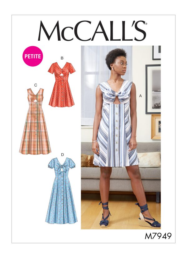 McCall's Sewing Pattern M7949 Misses'/Miss Petite Dresses