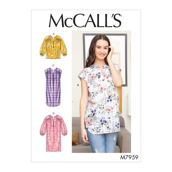 McCall's Sewing Pattern M7959 Misses' Top, Tunic and Dresses