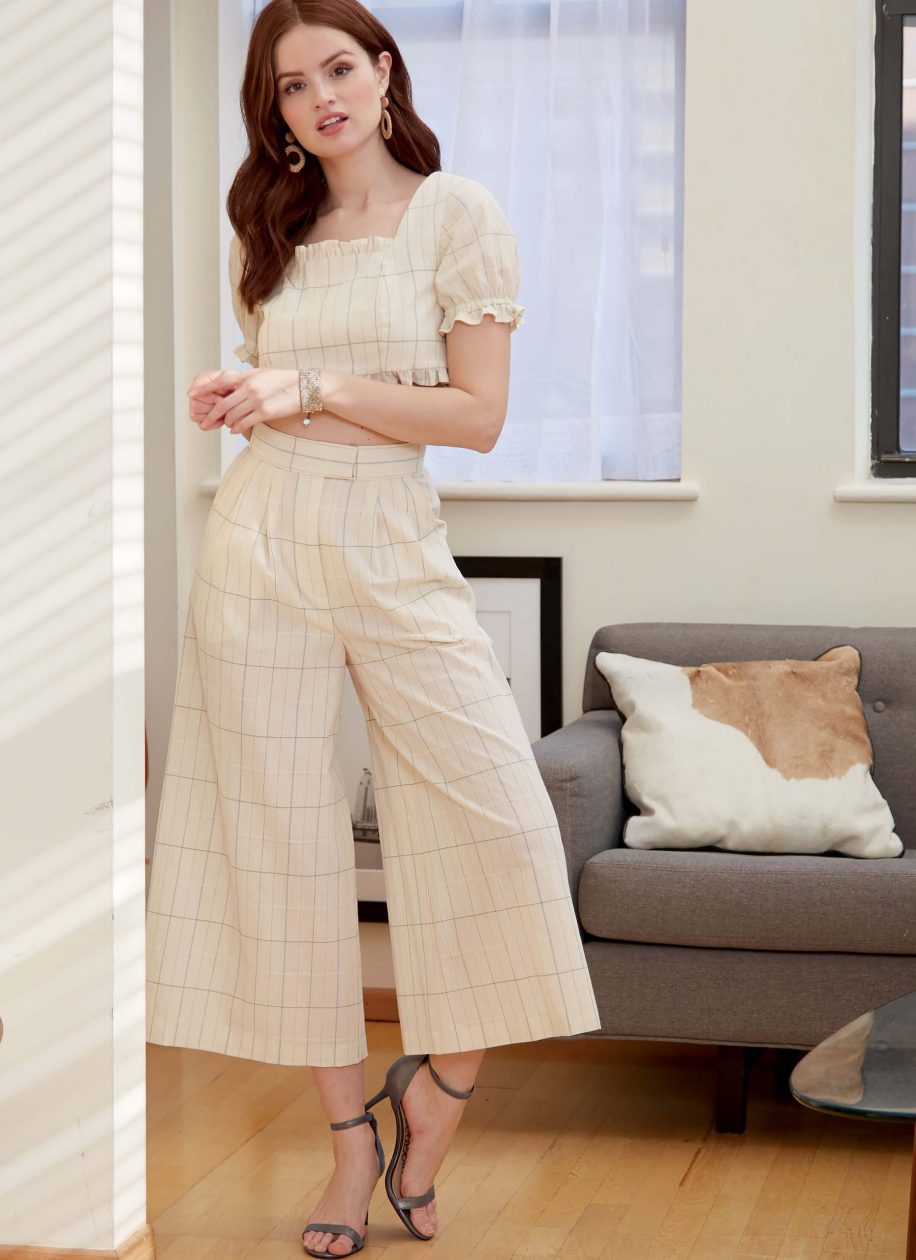McCall's Sewing Pattern M7962 Misses' Tops, Shorts and Pants