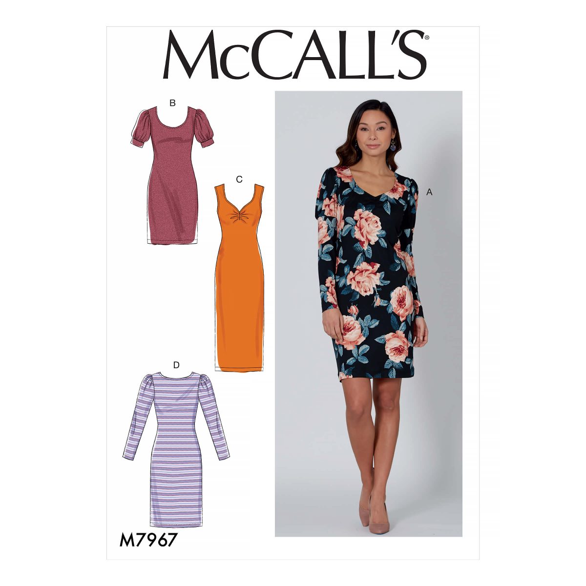 McCall's Sewing Pattern M7967 Misses' Dresses