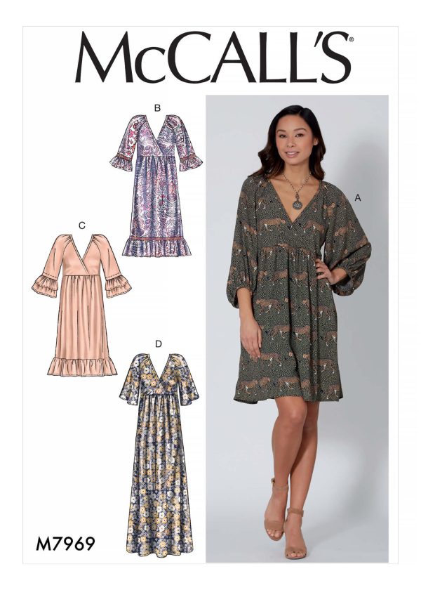 McCall's Sewing Pattern M7969 Misses' Dresses