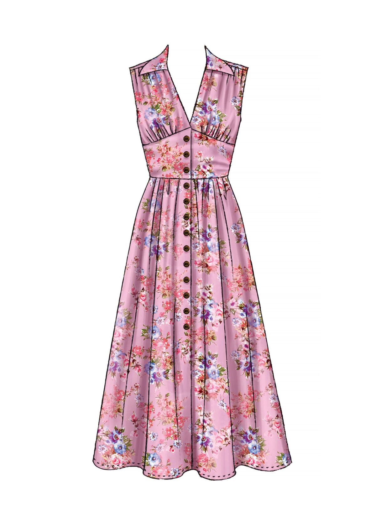 McCall's Sewing Pattern M7974 Misses' Dresses