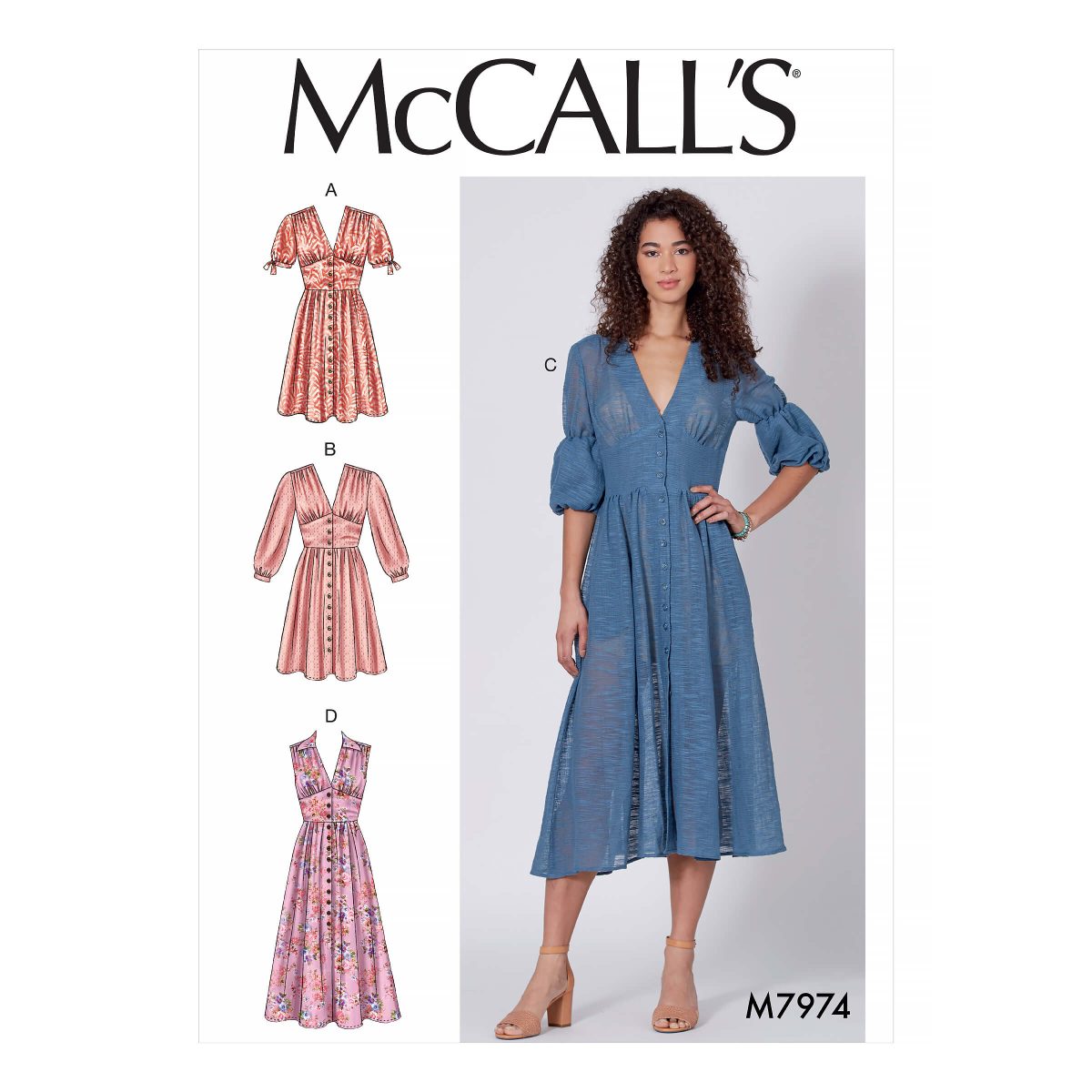 McCall's Sewing Pattern M7974 Misses' Dresses