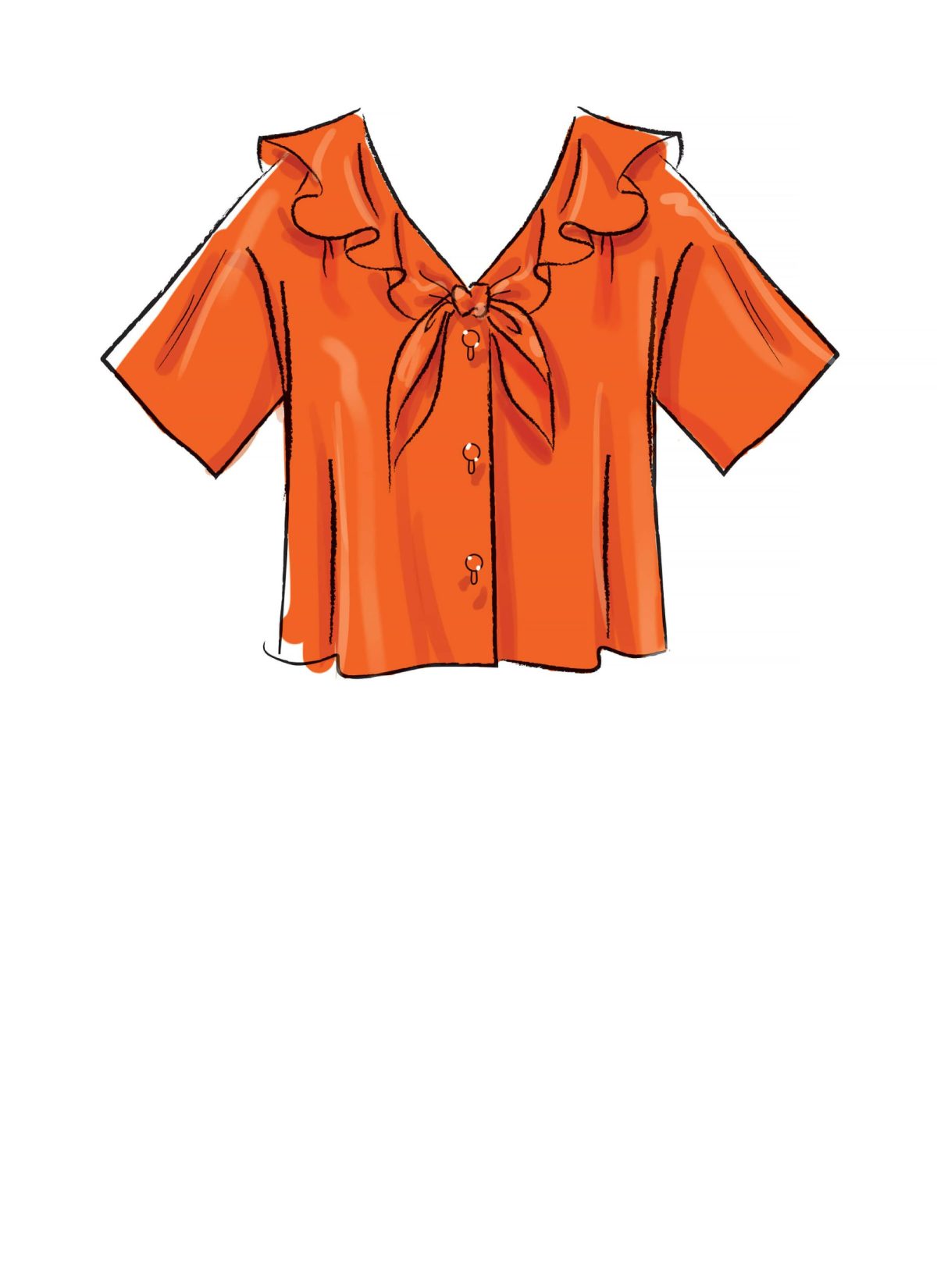 McCall's Sewing Pattern M7976 Misses' Tops