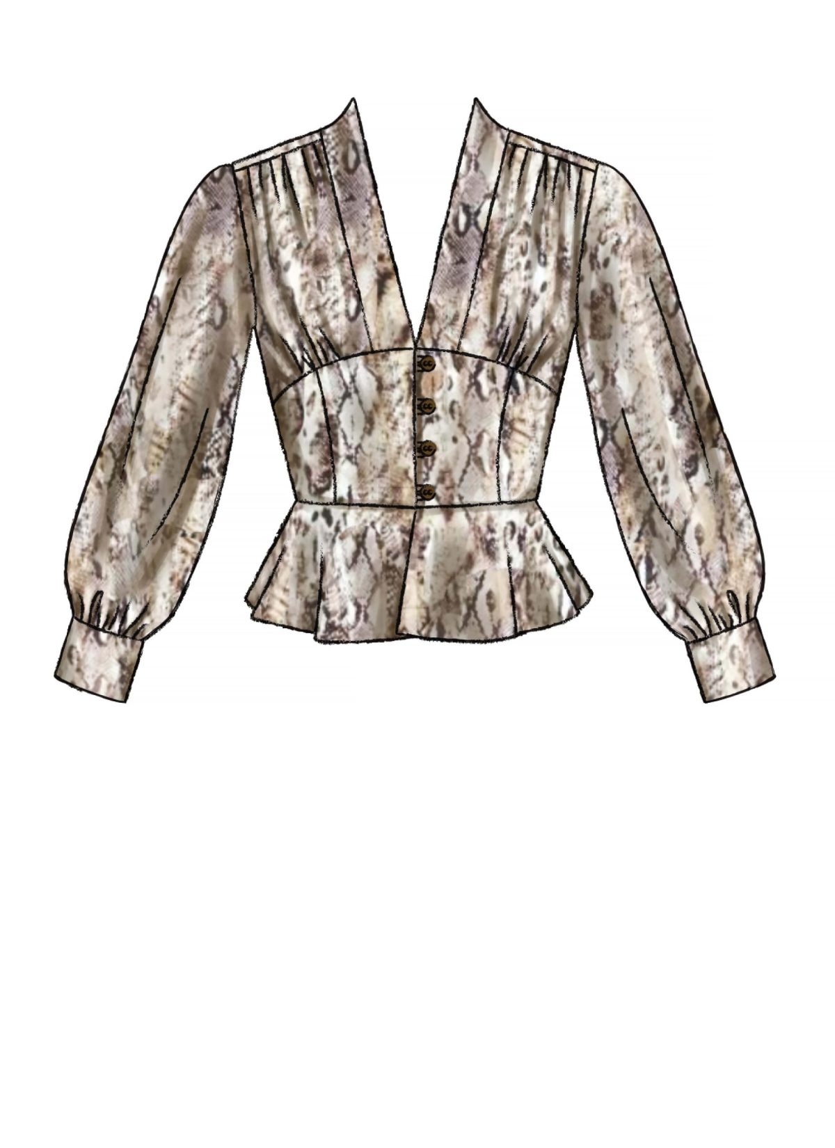 McCall's Sewing Pattern M7978 Misses' Tops