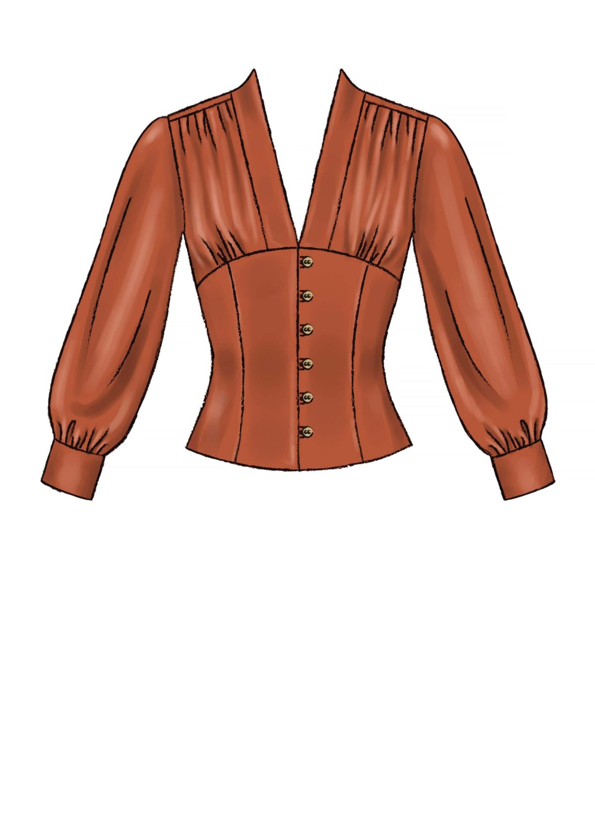 McCall's Sewing Pattern M7978 Misses' Tops