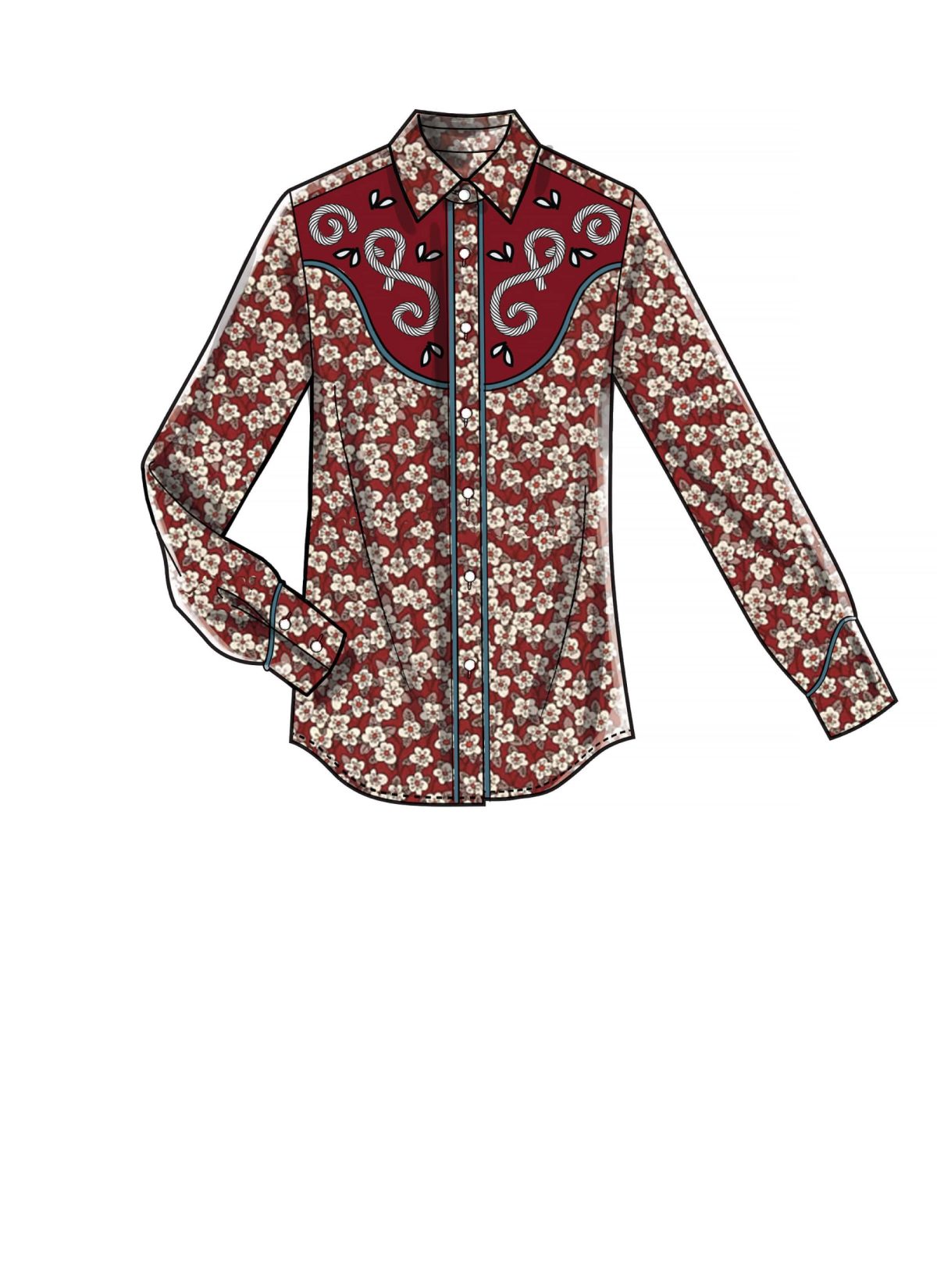 McCall's Sewing Pattern M7980 Misses' and Men's Shirts Sewdirect