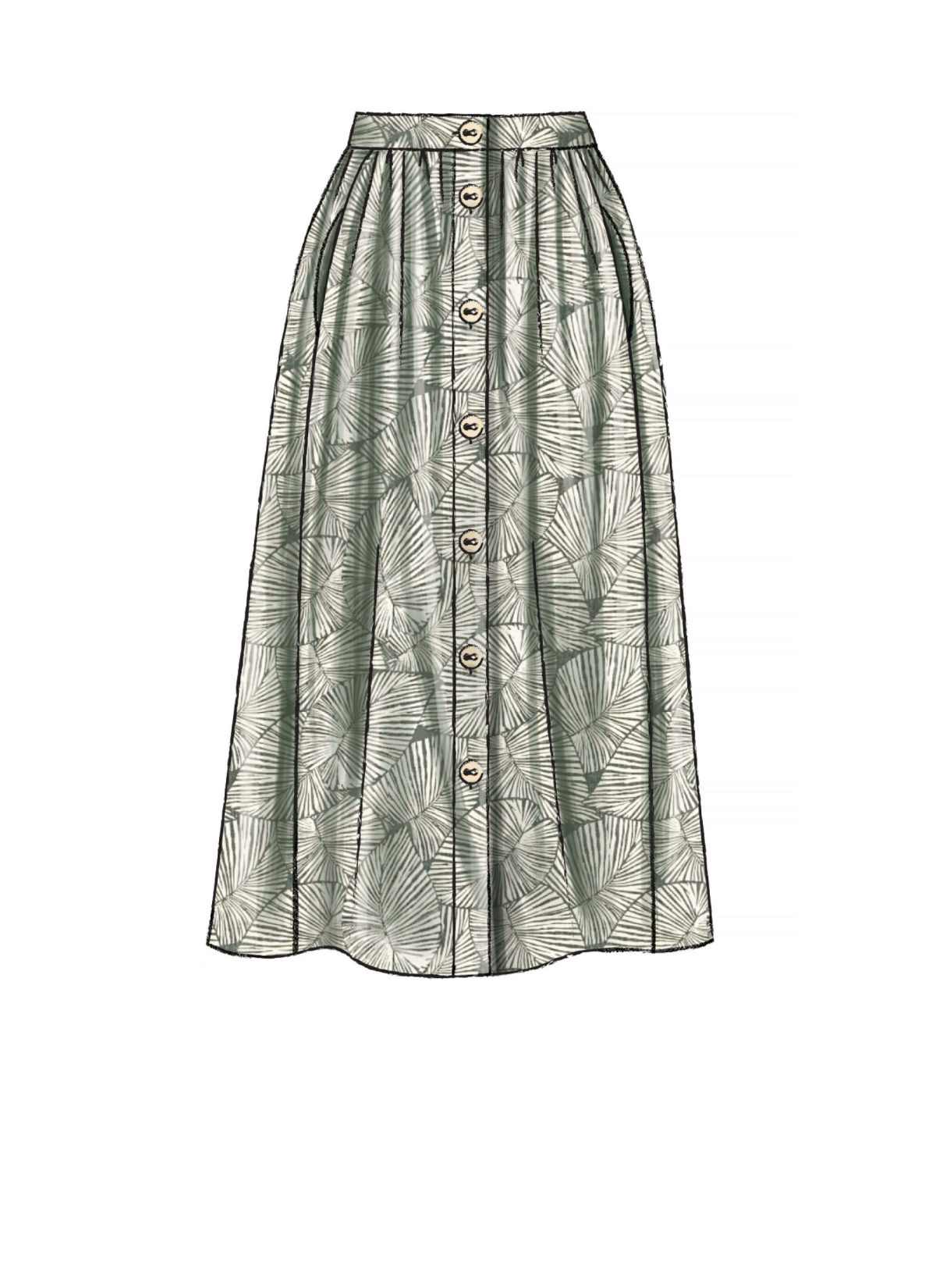 McCall's Sewing Pattern M7981 Misses' Skirts